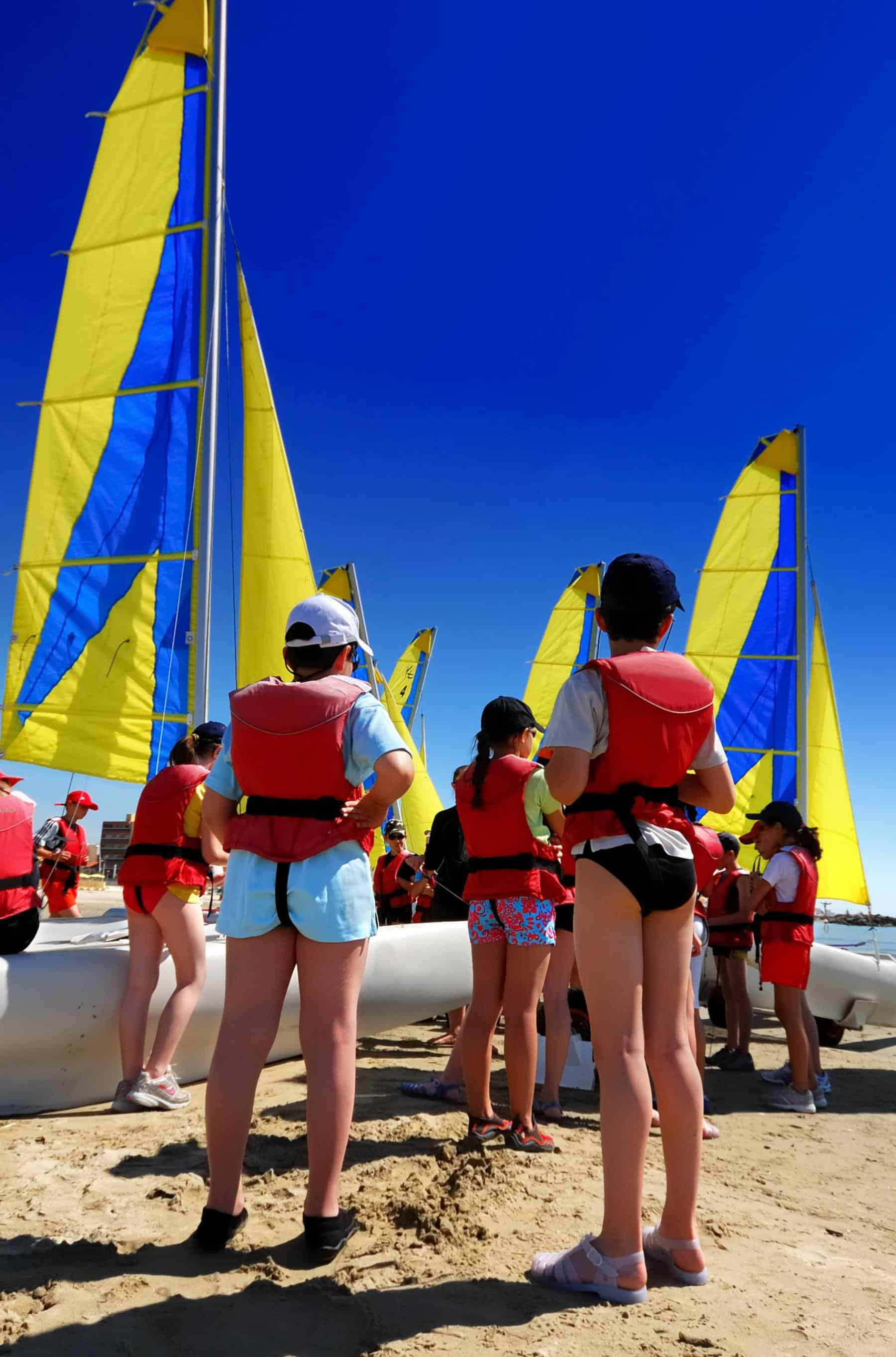 Classe activités nautiques à Sanguinet